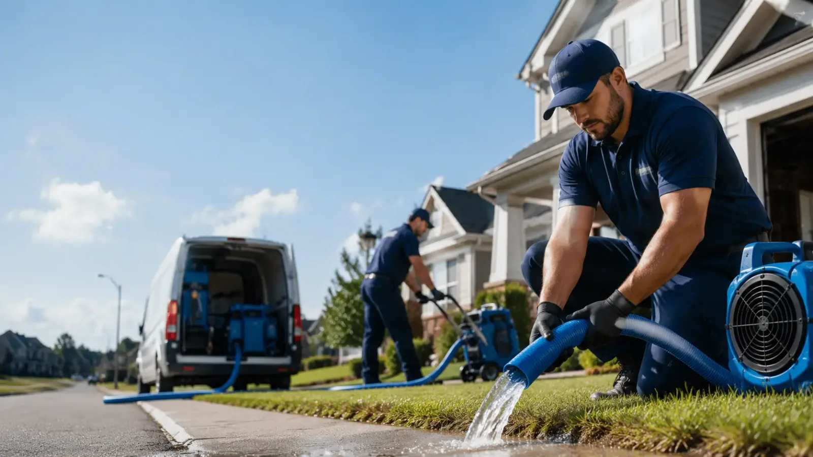 Flood Damage Restoration in West Newton, IN